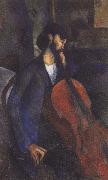 Amedeo Modigliani, The Cellist (mk39)